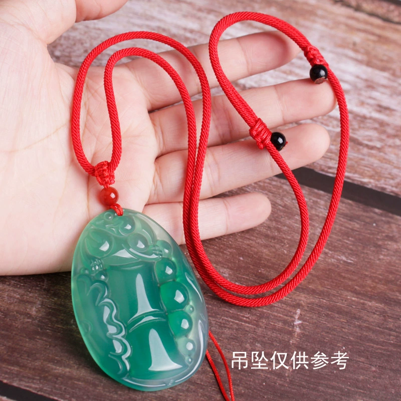 П pendant handmade, тканевая подвеска для мужчин и женщин, изумрудная лента, простой и элегантный дизайн, оптом