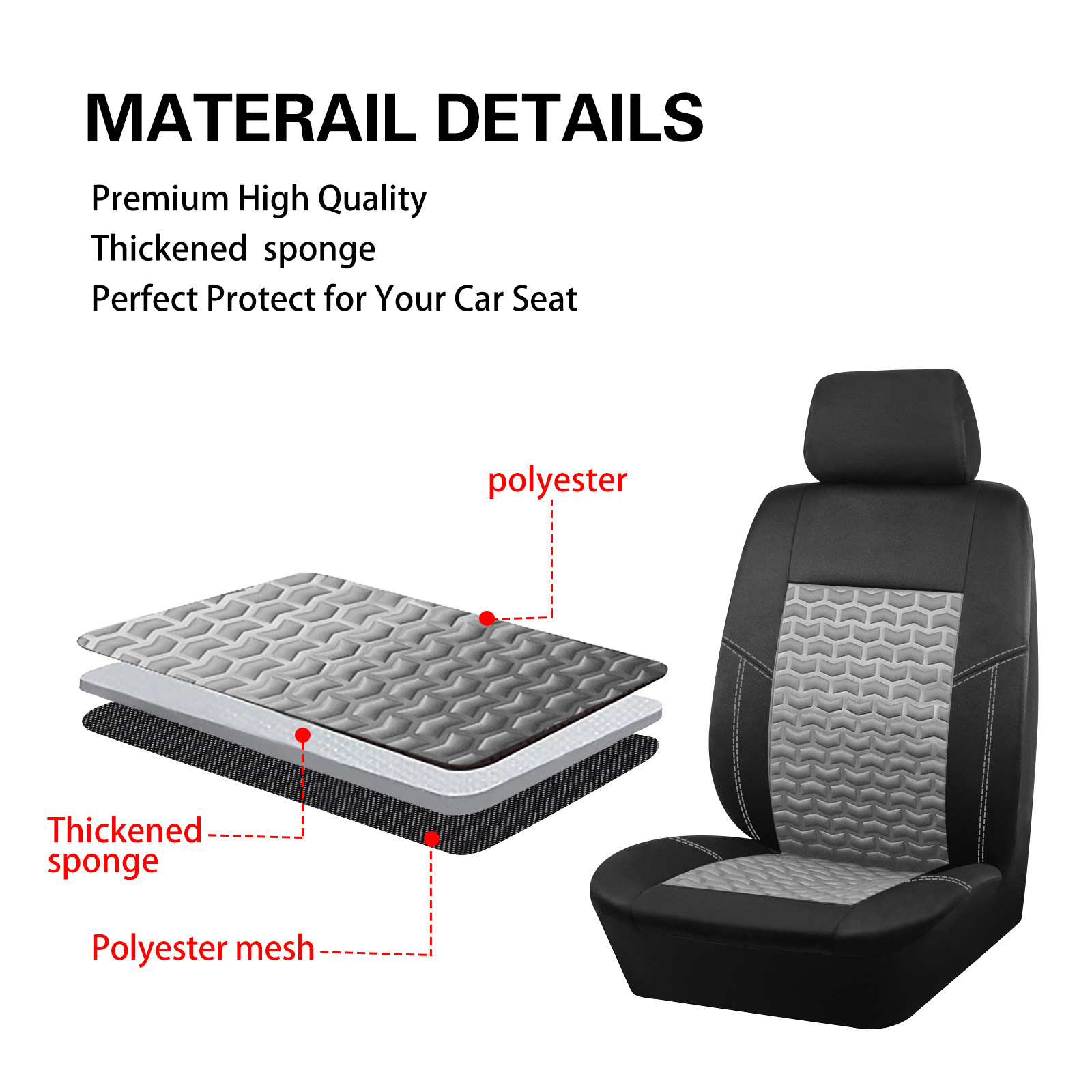 Cross-border hot sale General Motors seat cover press frame suitable for most models