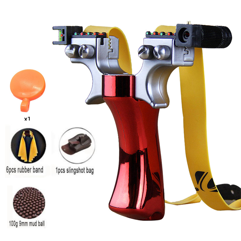 레드 + 레이저 + 수평 야옹 + 고무 힘줄 6 개 + 진흙 약 100 개 + 불스아이 + 가방