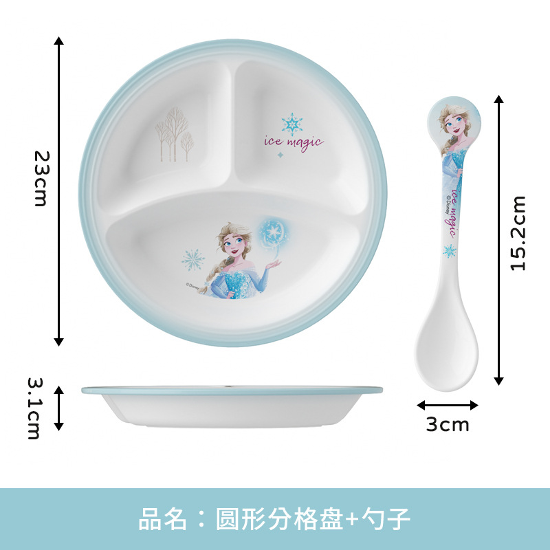 Frozen plate + spoon