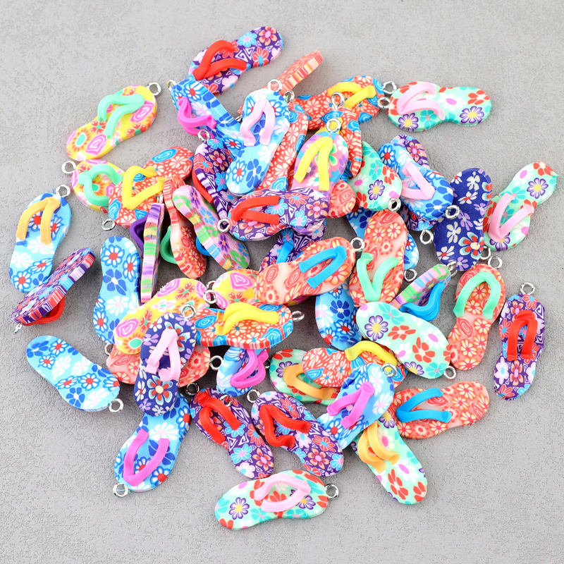 Soft Pottery Slippers Accessories Flip Flops DIY Accessories Cream Glue Phone Case DIY Keychain Pendant Decorative Material Bag