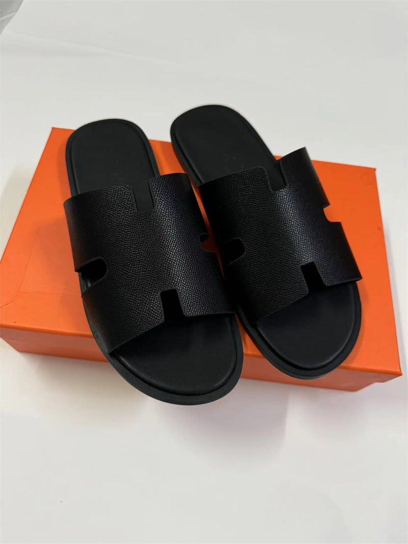 Medio Oriente e-commerce transfronterizo h zapatillas hombre sudeste asiático zapatos de cuero plano comercio exterior europeo y americano zapatos de playa de una sola zapatilla