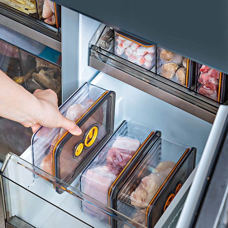 ✅ Caja de almacenamiento sellada para cereales caseros Caja de almacenamiento de vegetales Caja de almacenamiento de refrigerador Caja de bento Caja de pícnic al aire libre Snack agua