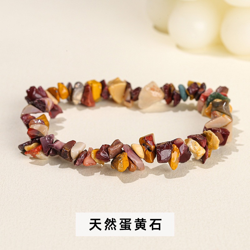 Organic bracelet natural stone