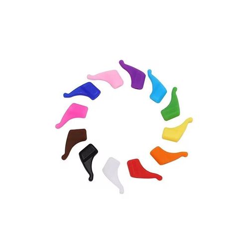 New silicone glasses anti-slip covers, candy-colored sports anti-drop ear hooks, small size silicone glasses anti-slip ear hooks