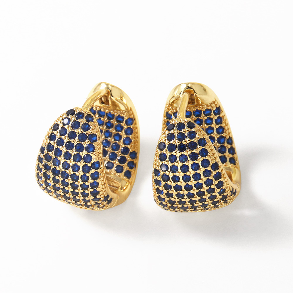 12g Weight Copper Ear Needle Material Zircon Inlay Material Earrings Classification 1 Pair Quantity Casual, Date, Shopping Occasion Copper Material Geometric Pattern All Seasons Season Women's Gender Irregular, Plating Design Vintage Style, Classic Style Style 1 Pair Vintage Style Classic Style Geometric Irregular Plating Copper Zircon Earrings 6