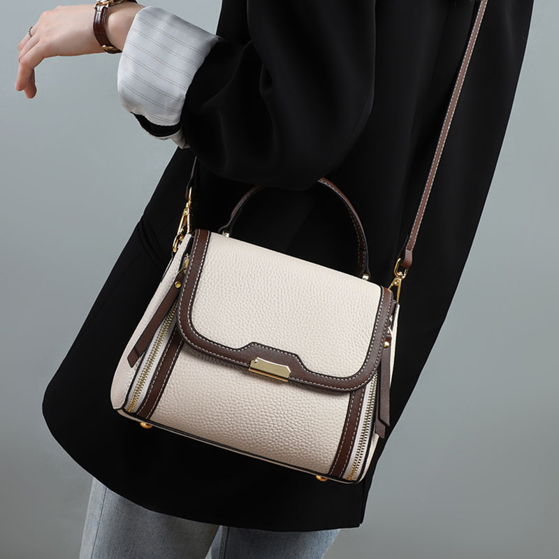 Genuine Leather Women's Crossbody Shoulder Bag Large Capacity_voghion.com