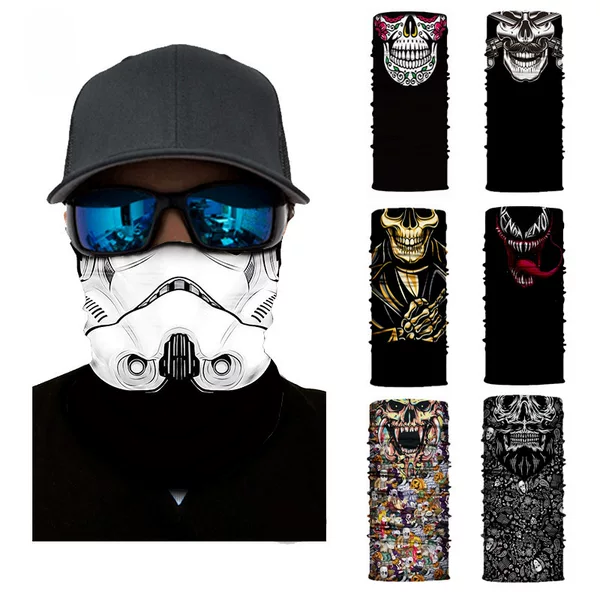 New Outdoor Magic Headscarf Cross-Border Sports Sweat-Absorbent Headscarf Seamless Versatile Cycling Mask Sun Protection Scarf