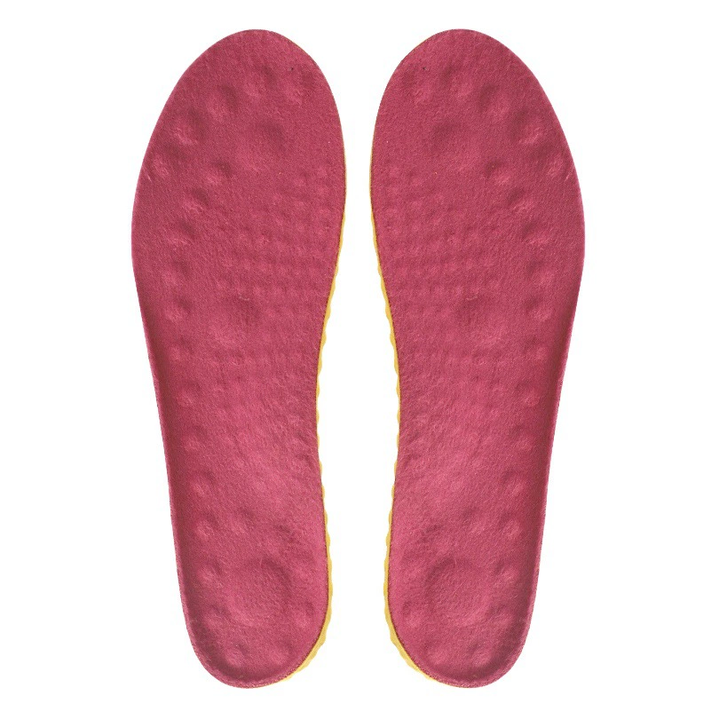 Теплая стелька с постоянной температурой на флисовой подкладке Утолщенная зимняя обогревающая дышащая мужская и женская спортивная амортизирующая Массажная грелка для ног