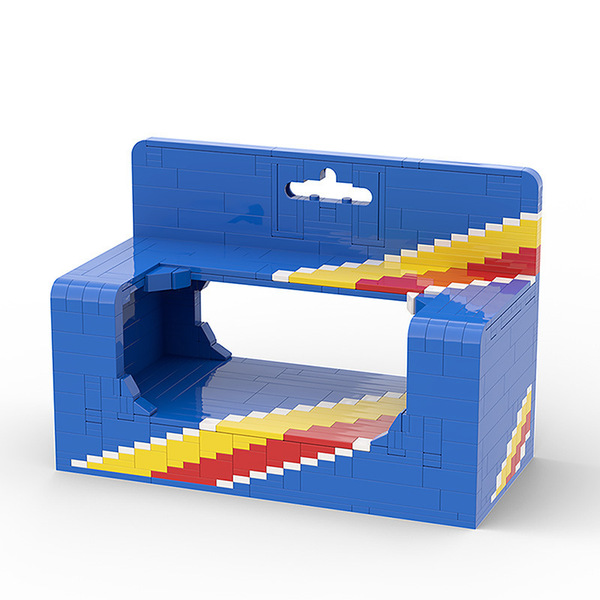 MOC-36405 "Match Box" alloy car box is compatible with Le Gao Puzzle…