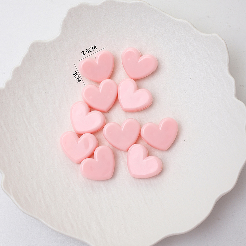 Clip pequeño de amor de color de pensamiento de siete colores, color lindo de plástico, ramo fresco, accesorios de tarjeta, material de bricolaje