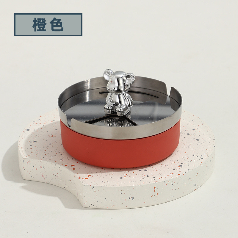 크리에이티브베어 회전 재떨이 [오렌지]