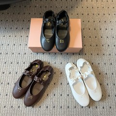 Iuフランスのレトロなフラットバレエ靴女性2025種類の本革の丸い靴の柔らかい底のメアリージェーンの靴