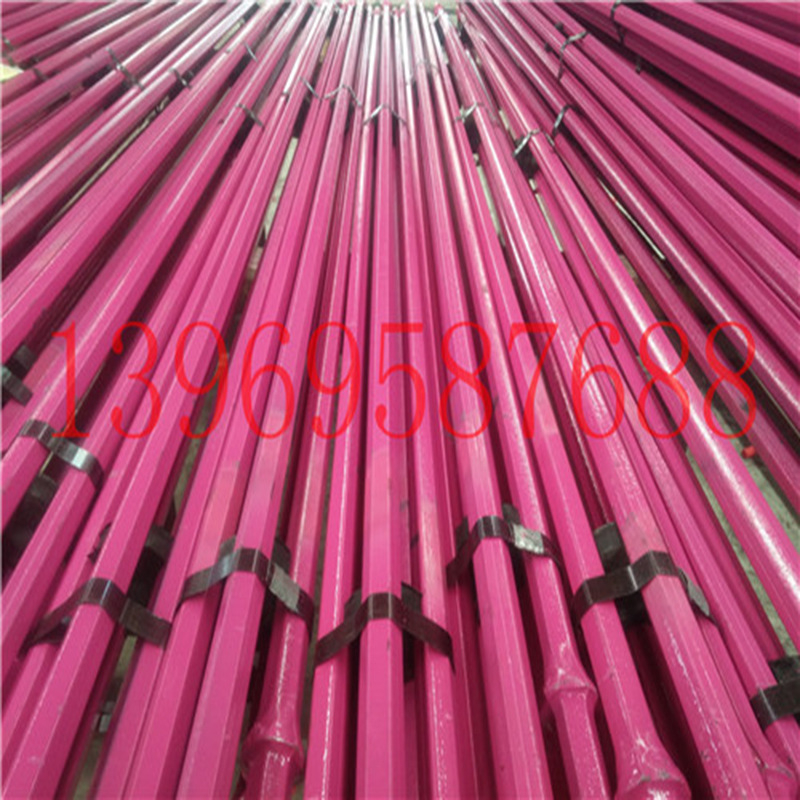 厂家供应各类钎具 三山牌钎头 钎杆H25风钻杆六棱钎杆H22型号齐全