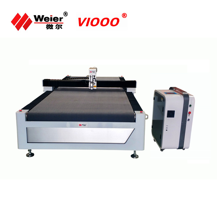 微尔工厂热销全自动圆刀片织物切割机价格 切布机