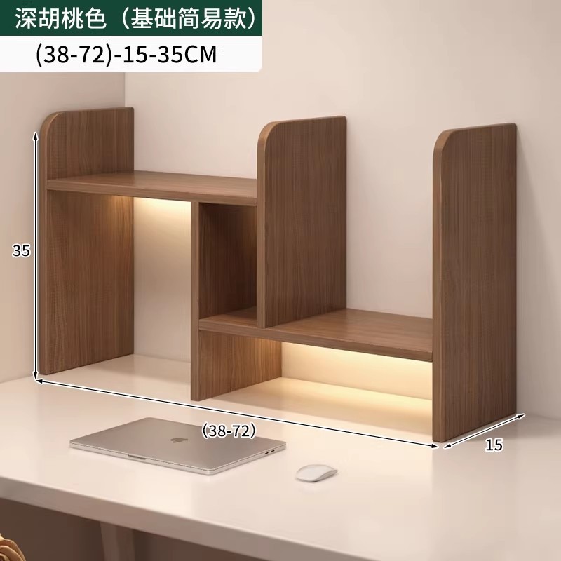 Estantería de escritorio Estante de escritorio Estante de escritorio Estante de almacenamiento de escritorio Dormitorio Buenas cosas Mesa de estudio Estante de capas pequeñas de varios pisos Estante de capas