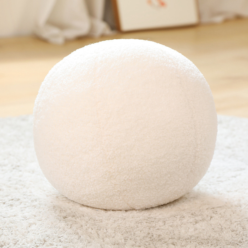 Ins almohada esférica blanca nórdica rosa almohada de torsión lunar donut anacaju geometría de forma diferente lote de respaldo