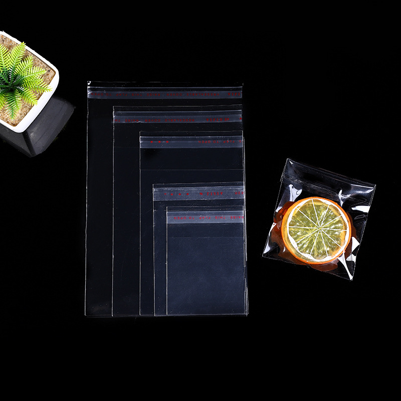 自粘袋OPP透明塑料包裝袋穿戴甲包裝袋批發零食辦公文具包裝袋18