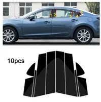 Подходит для отделки окон автомобиля Mazda Atenza Mazda 6 Atenza 2014-2020 черные наклейки на центральную колонку