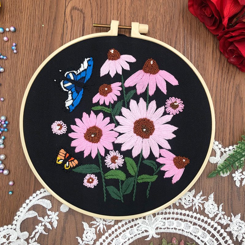 Suzi bordado original-bordado europeo hecho a mano Kit de tela Junior novato bordado creativo hecho a mano paquete de material de bricolaje