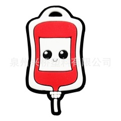 Cross-border exclusive medical series holeshoes DIY accessories croc shoe flower shoe clips PVC soft rubber shoe accessories