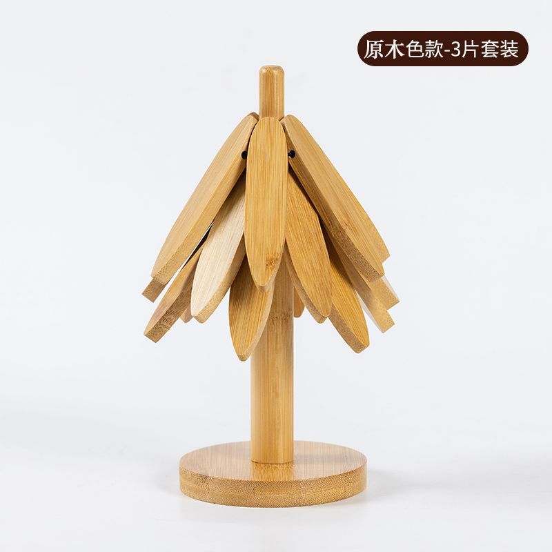 Nuevo árbol de Navidad de alta calidad almohadilla de aislamiento térmico mesas de comedor creativas tazas de árbol resistentes a quemaduras cojín de platos cubiertos domésticos