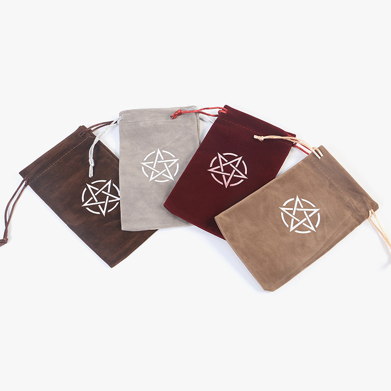 Velvet Tarot And Oracle Card Storage Bag With 8 Colours_voghion.com