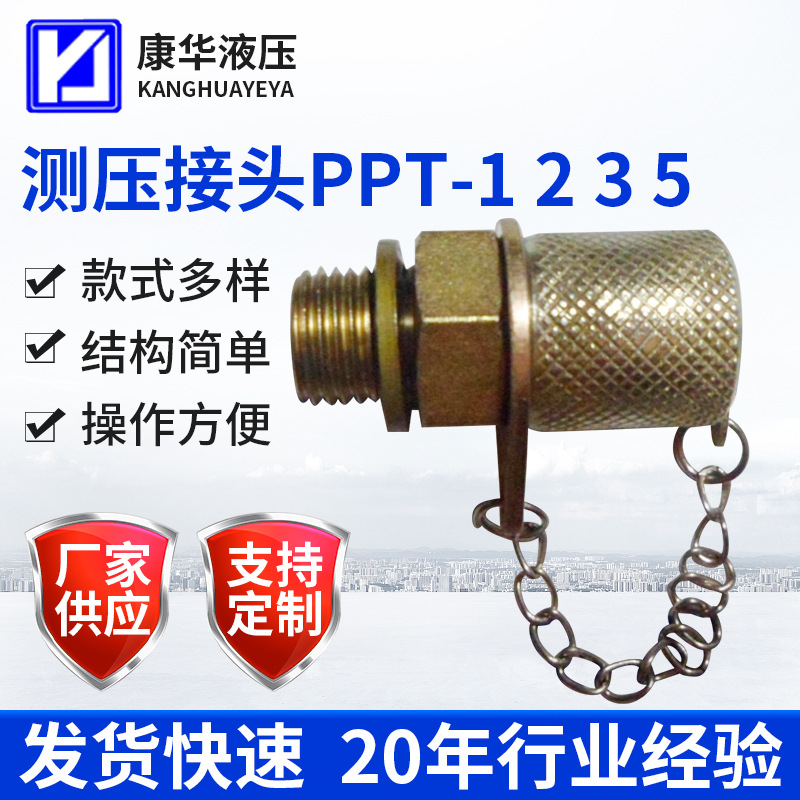 供应测压接头PPT-1 2 3 5， 微型带排气测压接头 液压接头高压