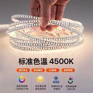 4500K�􎧘�׼ɫ��KLED�͉��o�l�W24V120��K����ȫ���V