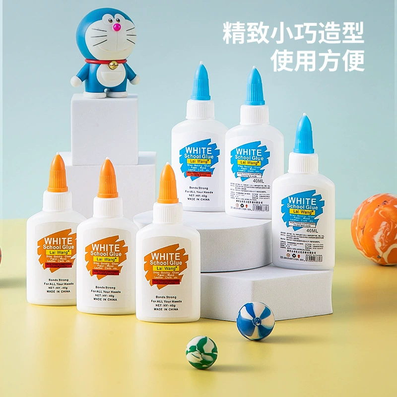40 мл Белый клей студент Белый клей белый латекс DIY маленький клей с клеем Nesse Slime