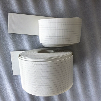 PVC white double-sided fiber conveyor belt canvas, automatic noodle press conveyor belt, food packaging machinery conveyor belt (Avtomobil ötürücü kəmərləri) - pvc-white-double-sided-fiber