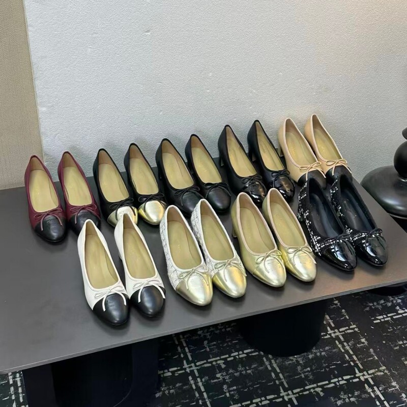 Sheepskin French Bow Shallow Mouth Single Shoes for Women 2025 New Commuter Slip-On Mary Jane High Heels for Women