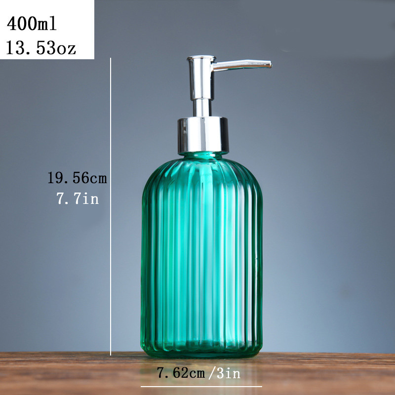 Botella de desinfectante de manos de comercio exterior botella de desinfectante de manos de alta calidad botella de vidrio 500ml botella vacía champú líquido de baño botella dividida