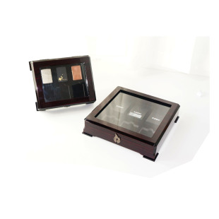 Lighter Storage Box 6 Slots 8 Slots 12 Slots 18 Slots 24 Slots Zippo Dustproof Storage Lacquered Wooden Box Exquisite Box Gift Box