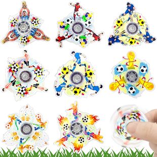 Cross-Border Creative World Cup Fidget Spinner Fan Sports Games European Cup Football Spinner World Cup Decompression Toy