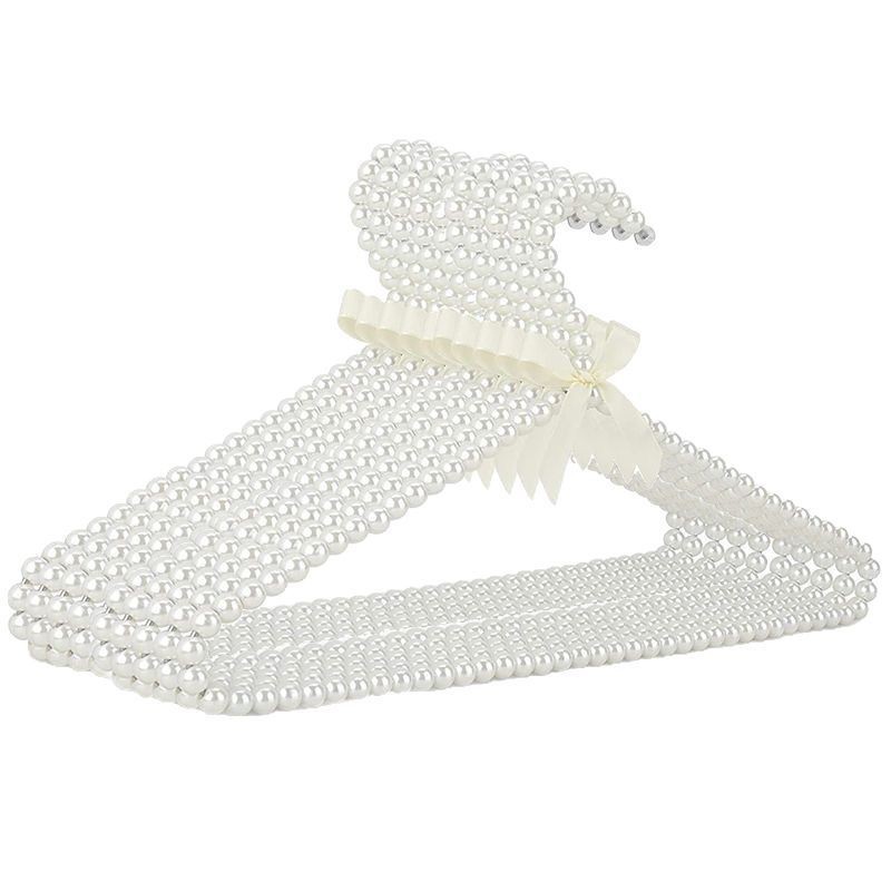 흰색 진주 옷걸이 32cm