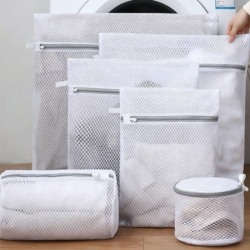 Washing Bag for Dormitory and Home Use, Coarse Mesh Bag for Washing Machine, Mesh Bag for Washing Underwear and Sweaters