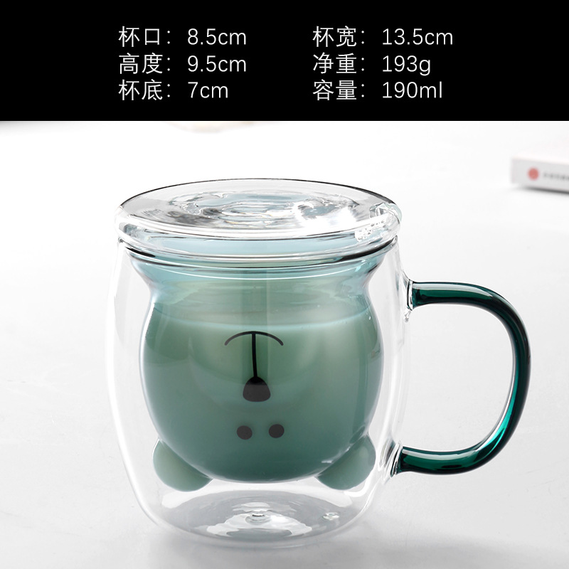 Lago oso verde con mango y tapa