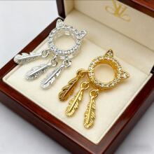 18k�~������kt؈������Ȧ����朵���diy�Ʒ����S�����l