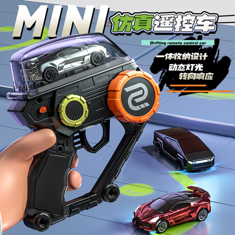 New 1:64 Desktop Mini Remote Control Car Simulation Pocket Drift...