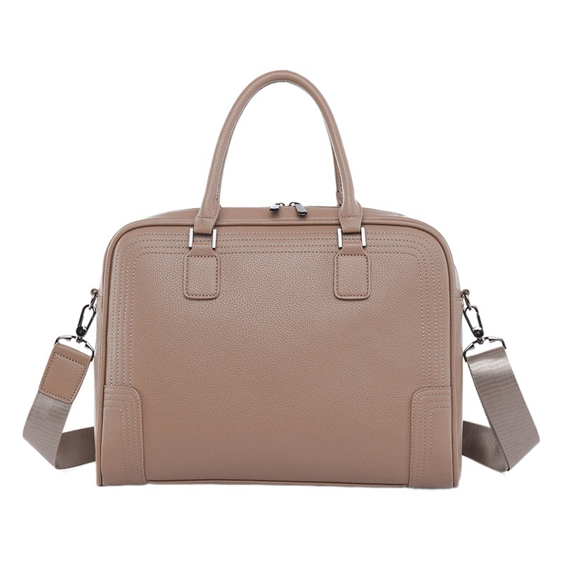 Transfronterizo nuevo bolso del ordenador portátil del negocio de gran capacidad de 13,3 pulgadas de la PU Maletín portátil a prueba de golpes de 16 pulgadas