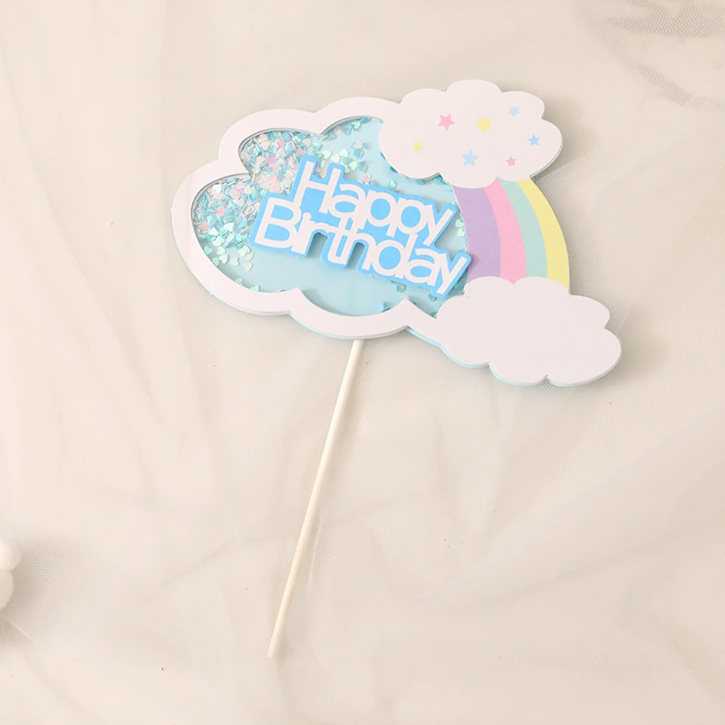 English Birthday Happy Cartoon Balloon HB Love Gift Box Birthday Happy Cake Account Crown Crown милые звезды