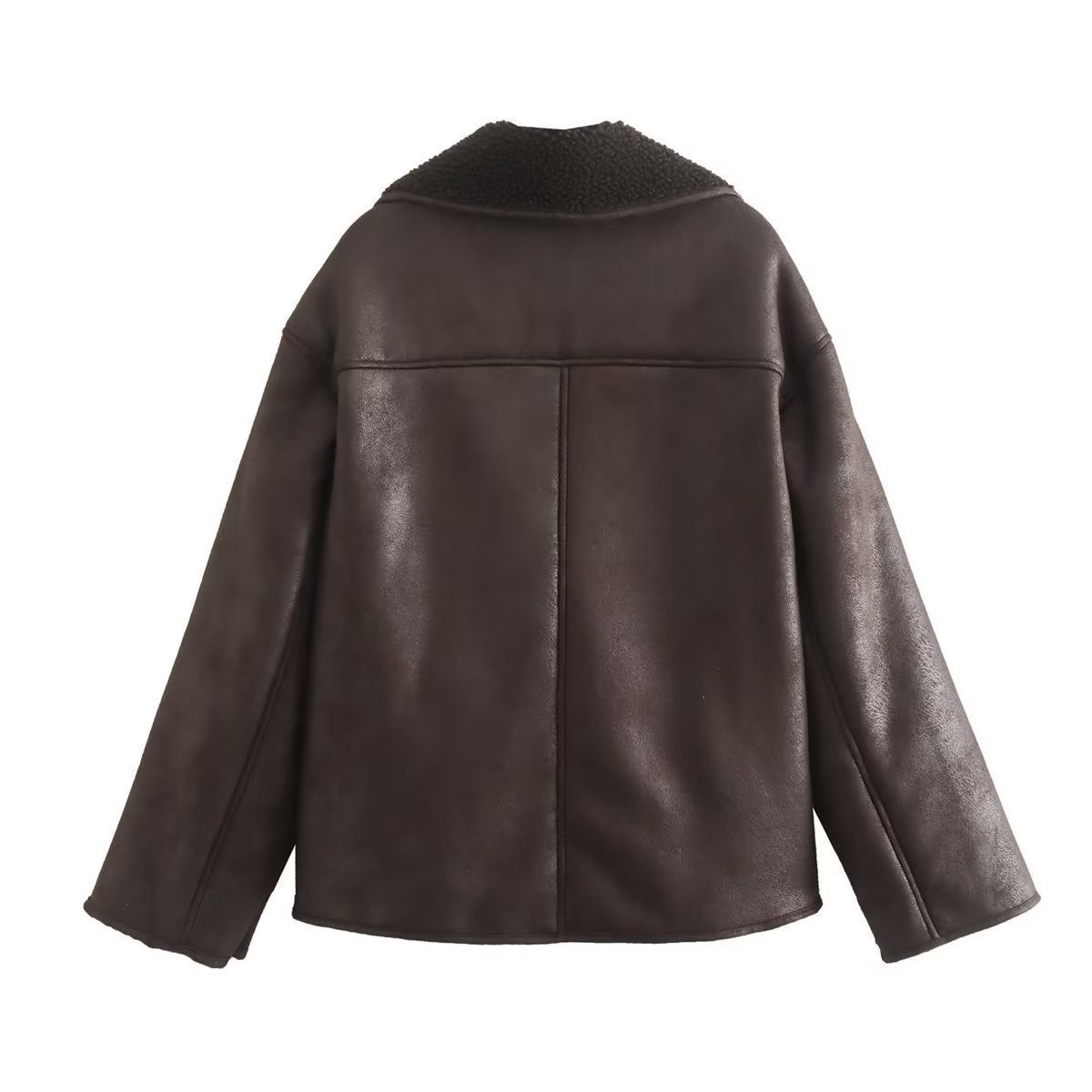 Dames winterjas met bontvoering voor herfst en winter mode_voghion.com