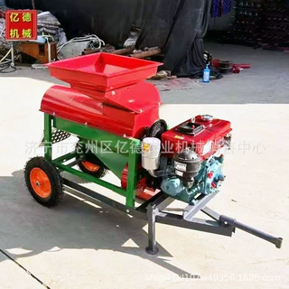 榆林热销家用小型干湿两用玉米脱粒机电两项电玉米收获脱皮脱粒机