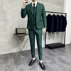 Green [suit+vest+trousers]