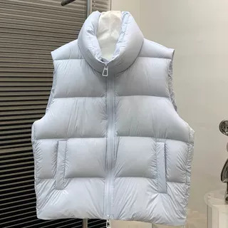 95% white duck down, stand-up collar, women's puffer vest, 2026 winter new style, loose-fitting, warm, Korean-style vest jacket 95% white duck down, stand-up collar, women's puffer vest, 2026 winter new style, loose-fitting, warm, Korean-style vest jacket