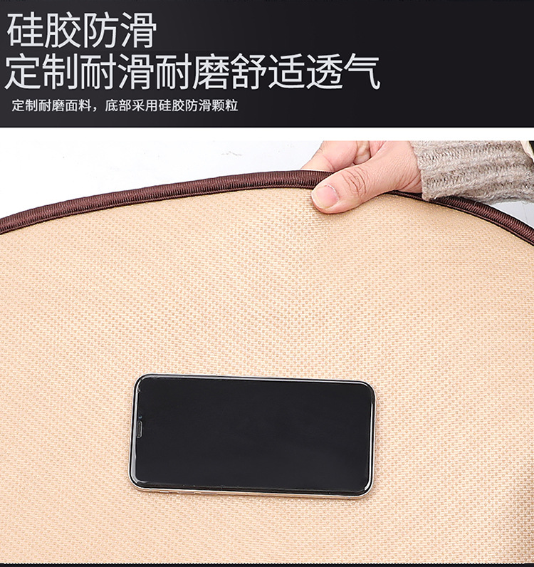 Car Wooden Bead Cushion Summer Half-Pack Seat Cover Four-Season Universal Ventilated Breathable Summer Cooling Cushion Bead Seat Cushion