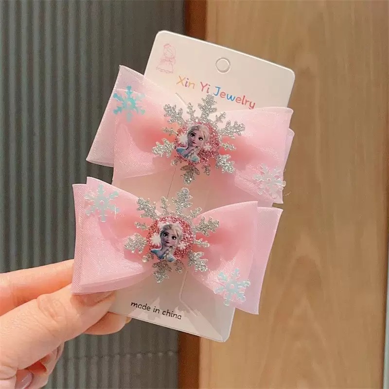 Nueva princesa Aisha clip de pelo para niños clip de pelo helado y nieve clips de pelo para niñas princesa viento lindos joyas para el pelo