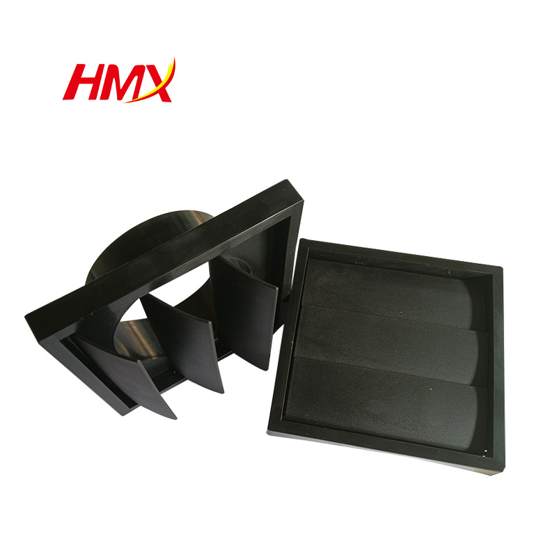 方型塑胶新风口自垂活动叶片塑料风口新风系统辅材空调排风口现货