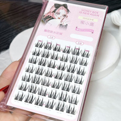 蜜小盒雙排塔尖麥穗睫毛大容量上鏡漫畫芭比大眼黑梗懶人濃密纖長